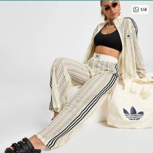 Adidas Summer Glow Firebird Crochet Track Pants Sz xs New Nwt